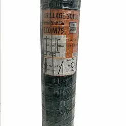 Castorama Grillage Rouleau Soudé Maille 100 X 75 Mm Vert 25 X H.1 M