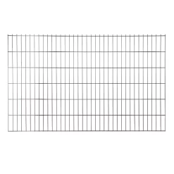 Castorama Panneau De Clôture Grillagée Premium Noir 200 X H.123 Cm