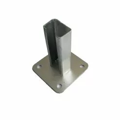 Castorama Platine Pour Poteau Rectangulaire Galva Blooma
