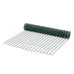 Castorama Rouleau De Grillage En Acier Et PVC Vert 50 X 50 Mm L.5m H.1m